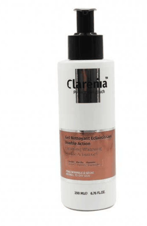 CLARENIA Gel Nettoyant Eclaircissant 200 ml peaux normales à séches – Image 2