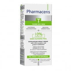PHARMACERIS T SEBO-ALMOND PEEL CREME DE NUIT EXFOLIANTE 50ML