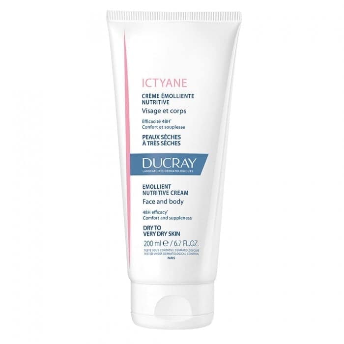 Ducray ictyane crème émolliente nutritive visage et corps peaux sèches a très sèches 200ml