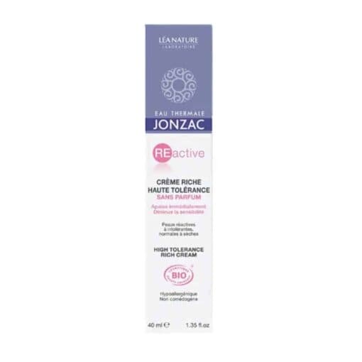 jonzac reactive creme riche haute tolerance