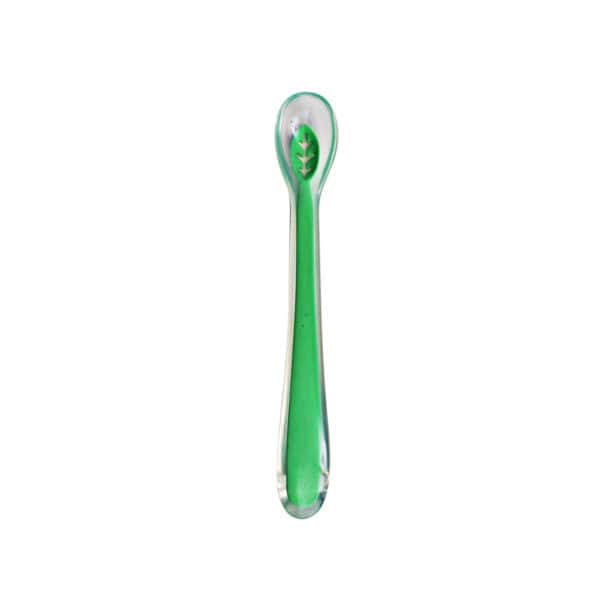 Baby pur cuillere en silicone 4m + vert