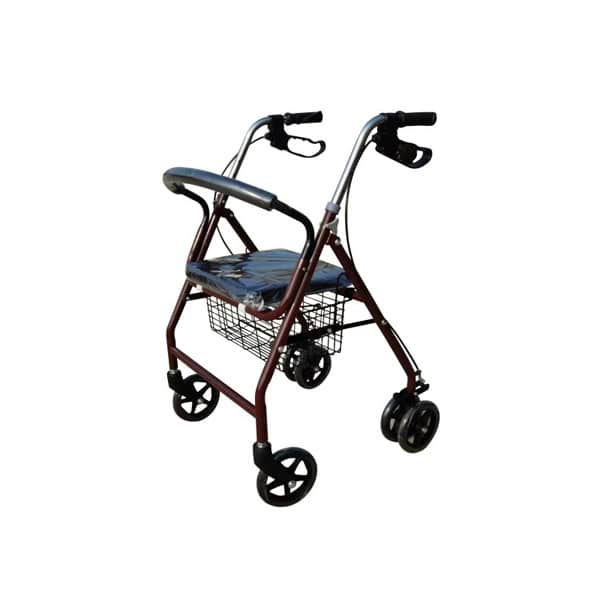 Déambulateur A Quatre Roues Avec Assise