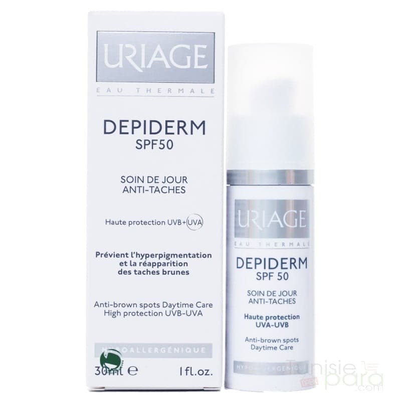 Uriage DEPIDERM SPF 50 Soin de jour anti-taches 30ml – Image 2