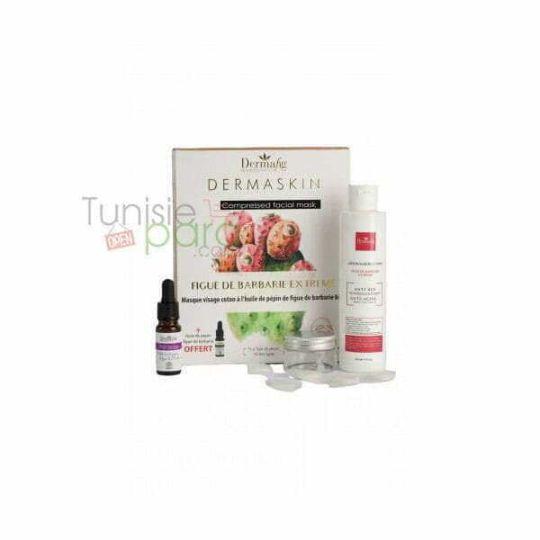 Dermafig dermaskin pack masques anti age a l'huile de figue de barbarie *15