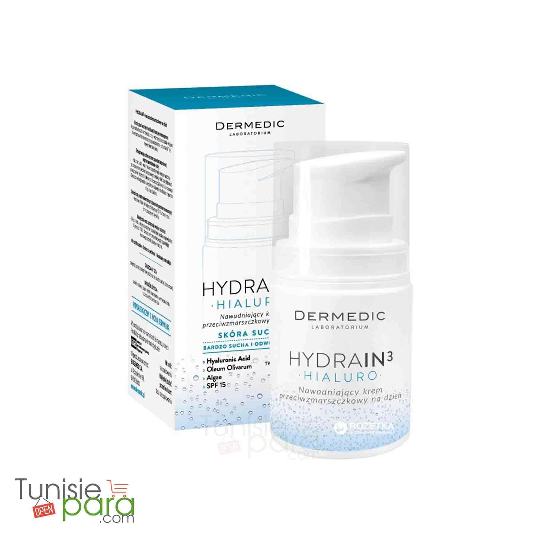 DERMEDIC Hydrain 3 Crème De Jour Hydratante anti age 55g