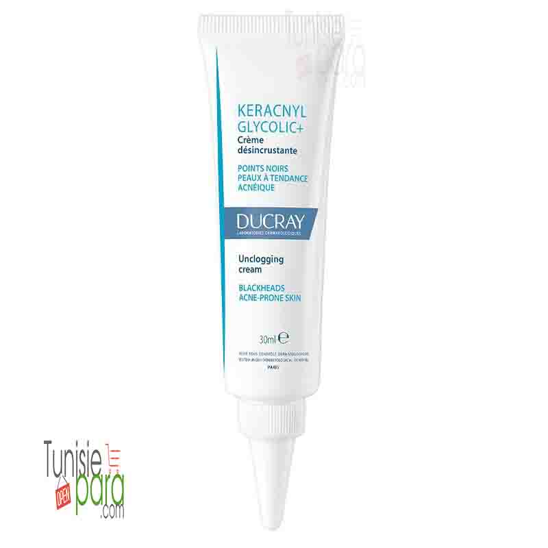 Ducray keracnyl glycolic+ crémé desincrustante 30 ml