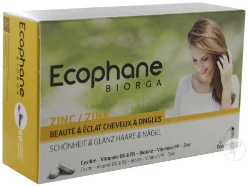 Ecophane Biorga Cheveux Et Ongles 60 Comprimés