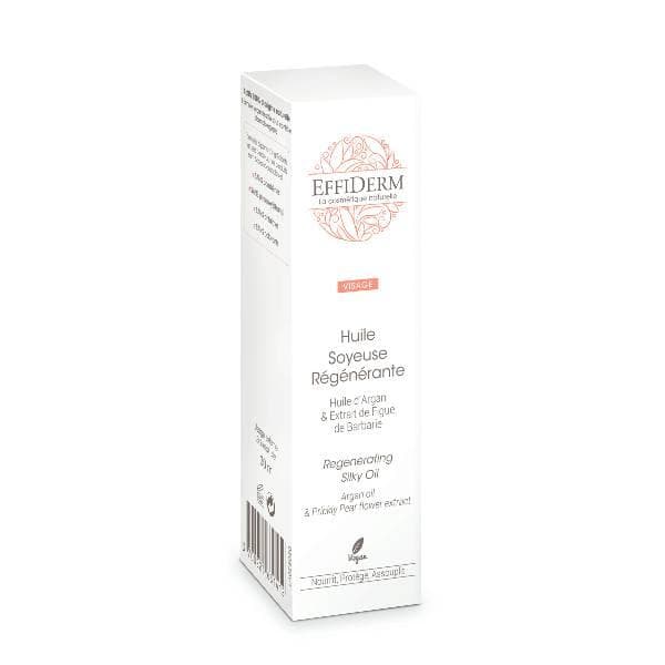 Effiderm Huile Soyeuse Régénérante 30 ml – Soin naturel visage, corps et cheveux