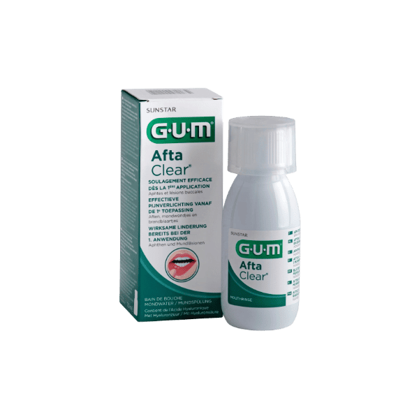 GUM Afta clear Bain de Bouche, 120 ml