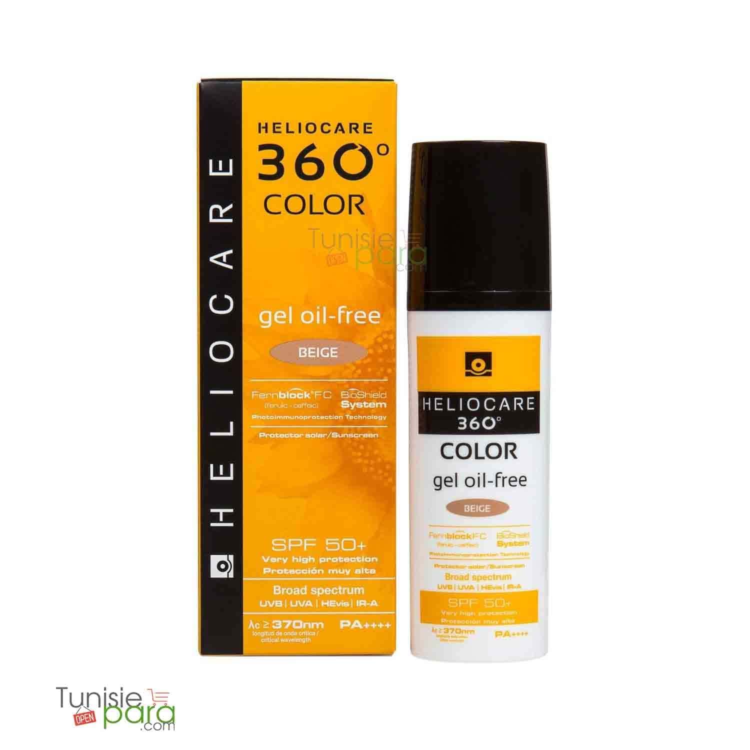 HELIOCARE 360° GEL OIL FREE SPF50+ BEIGE 50ML