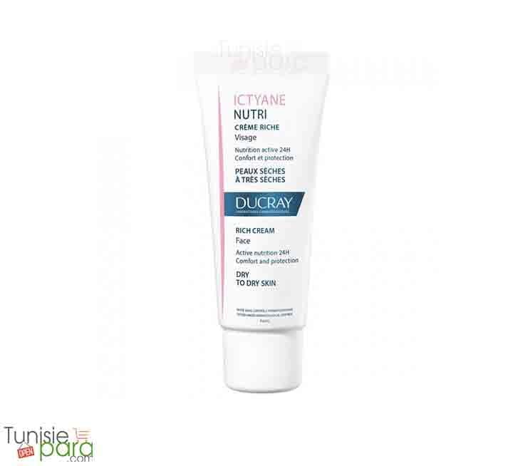 Ducray ictyane nutri crème riche peaux sèches 40ml