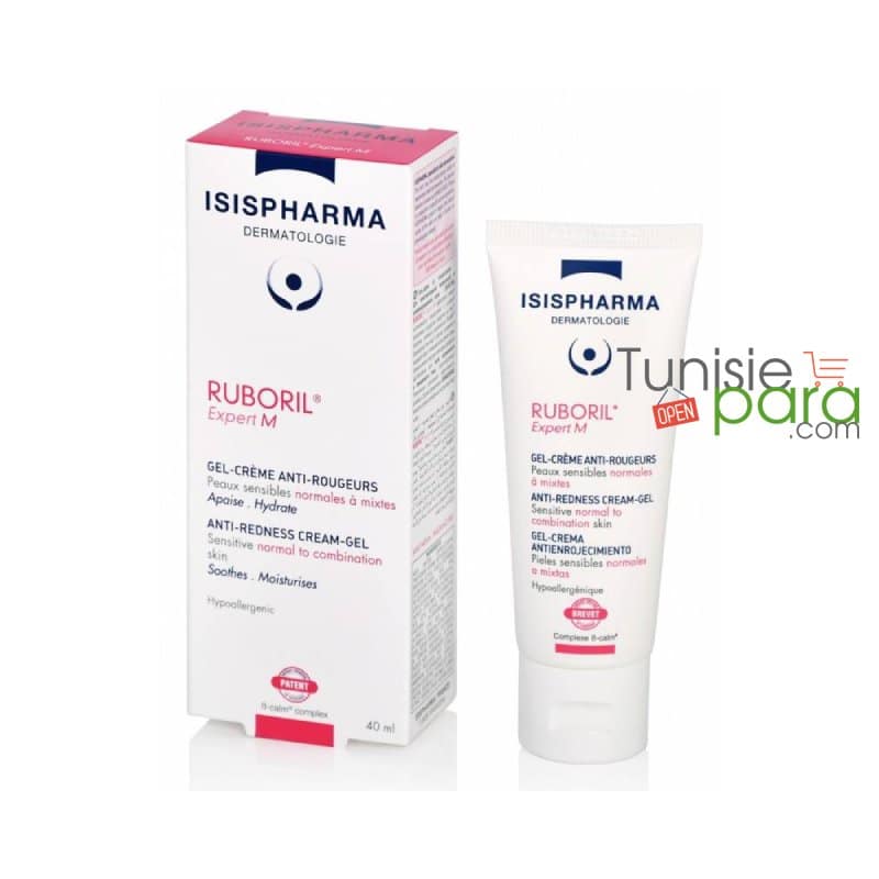 isispharma ruboril expert m gel-creme anti rougeurs 40ml