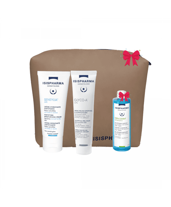 ISIS Pharma Trousse Glyco A 12% + Sensylia Riche + Ten Derm Sensitive Gel 100 Ml Offert