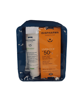 Isis Pharma UV Block Fluide Teinté Spf 50 +  Teen Derm Gel 40 Ml Offert