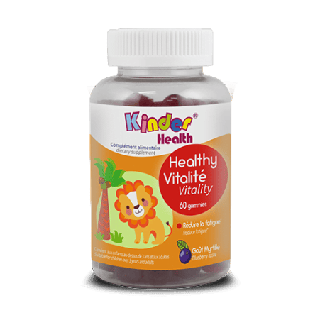 Kinder Health vitalite boite de 60 gummies