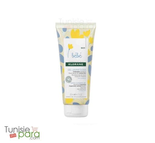 KLORANE Bébé Gel Lavant Doux Corps et Cheveux 200ml