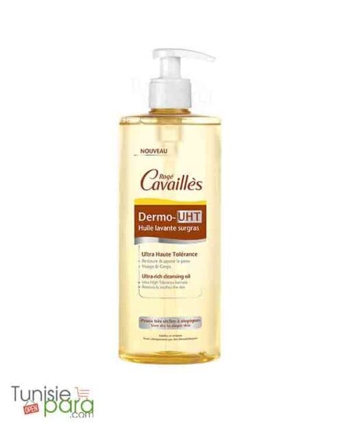 Roge cavailles Dermo-U.H.T. huile lavante surgras 500 ml (Emballages défectueux )