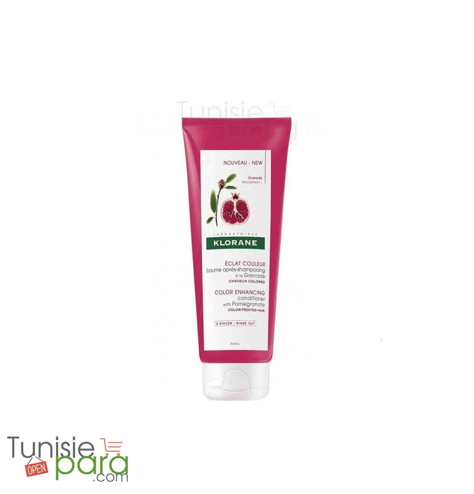 Klorane Baume après-shampooing à la Grenade cheveux colorés 200ml