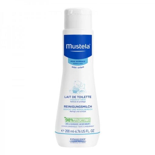 MUSTELA BEBE lait de toilette sans rinçage flacon 200 ml – Image 3