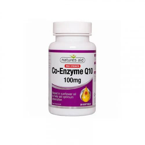 NATURES AID CO ENZYME Q10, 100mg, 30 GELULES – Image 2