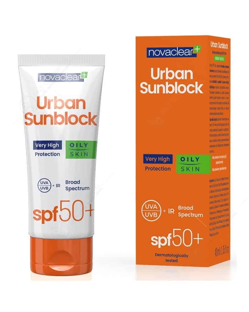 Novaclear urban sunblock oily skin spf50+ 40 ml – Image 2