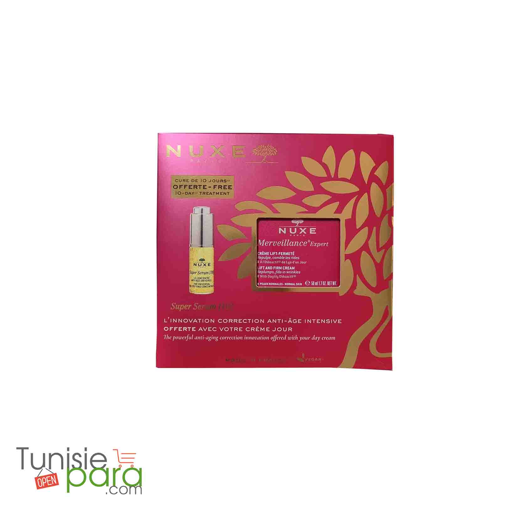 Nuxe Merveillance Expert Coffret Crème Lift Fermeté 50ml+ Super Sérum 5ml OFFERT