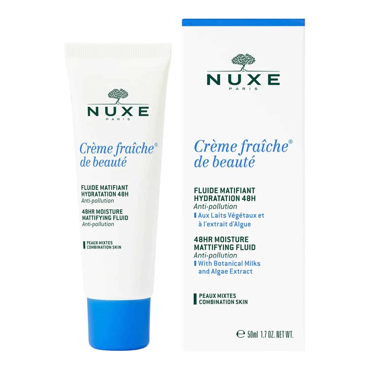 Nuxe Crème Fraiche de Beauté Crème Riche Hydratante (P.S) 48H 30 ml + 3en1 15 ml Offert – Image 3