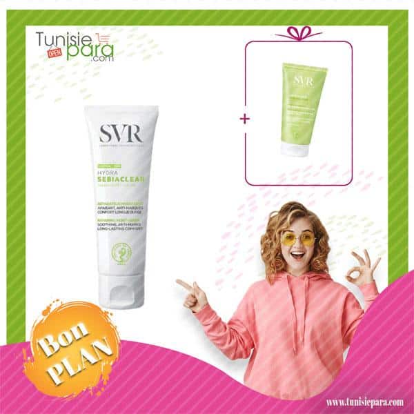 SVR SEBIACLEAR Pack hydra 48h + sebiaclear crème lavante 55ml