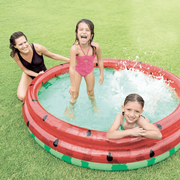 Piscine Gonflable Intex 58448np Pastèque - Rouge&Vert