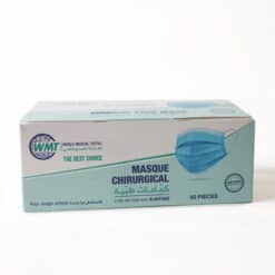 masque chirurgical boite de 25 pieces - bleu