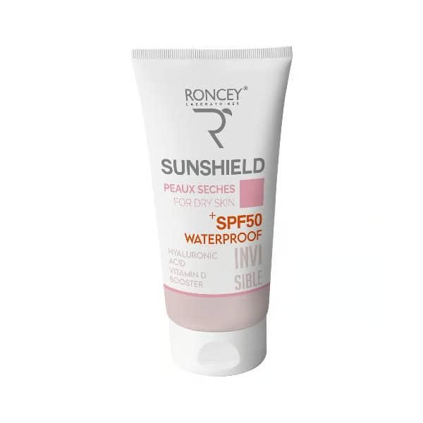 Roncey Ecran Sunshield Waterproof Peau Sèche SPF50+ Invisible 50ml