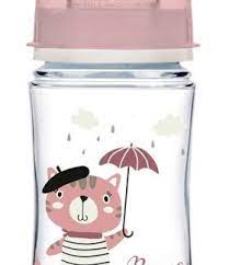 canpol babies biberon anti colique col large rose bonjour paris 120 ml – Image 2