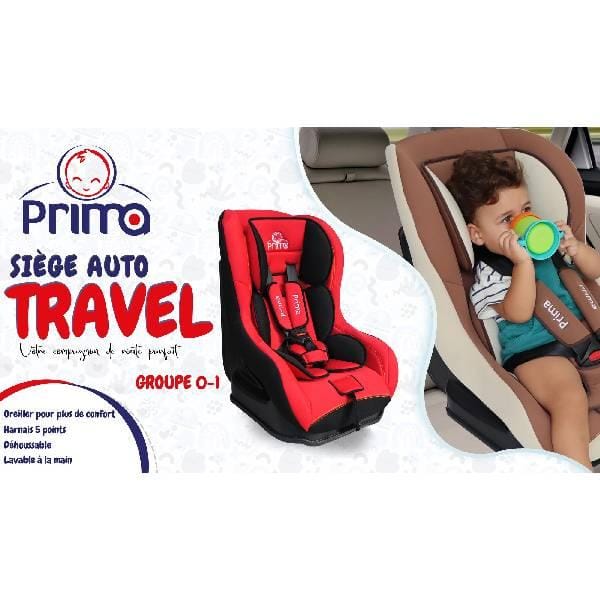 Prima Baby siège auto Travel rouge – Image 3