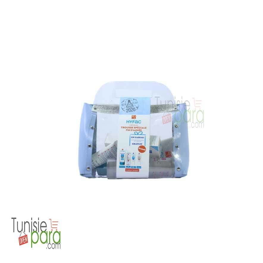 HYFAC TROUSSE  GEL NETTOYANT 300ml + Eau micellaire + Gommage + Crème légère