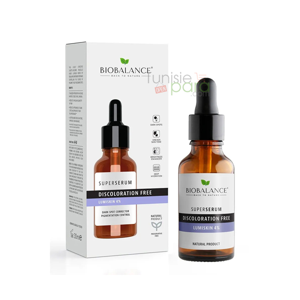 Biobalance Super Serum Eclat Unifiant Lumiskin 4% 30ml
