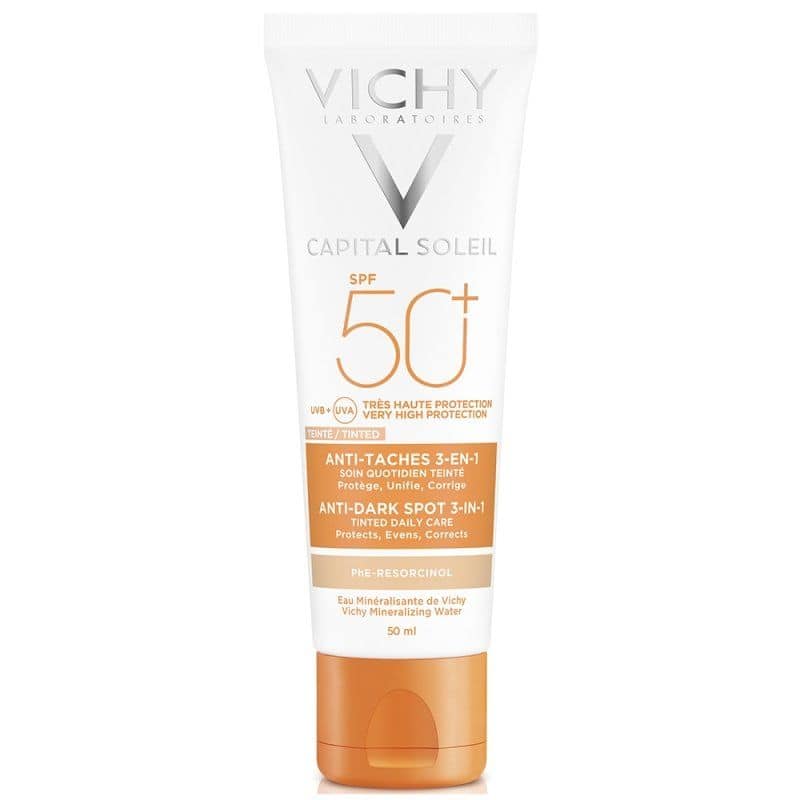 VICHY LOT 2 Capital soleil Soin anti-taches teinté 3-en-1 SPF50+ – Image 2