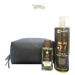 Iap Pharma Coffret Trousse Homme Noir Gel 2en1 N57 + Edp 50ml
