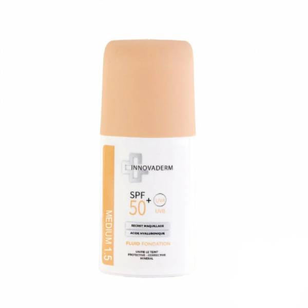 INNOVADERM Fond de Teint FLUID Minéral medium 1.5 SPF50+
