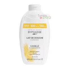 Byphasse Lait De Douche Caresse Fleur De Vanille 600ml