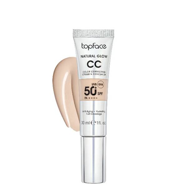 Topface Natural Glow CC Cream et Concealer Yellow Sand 005