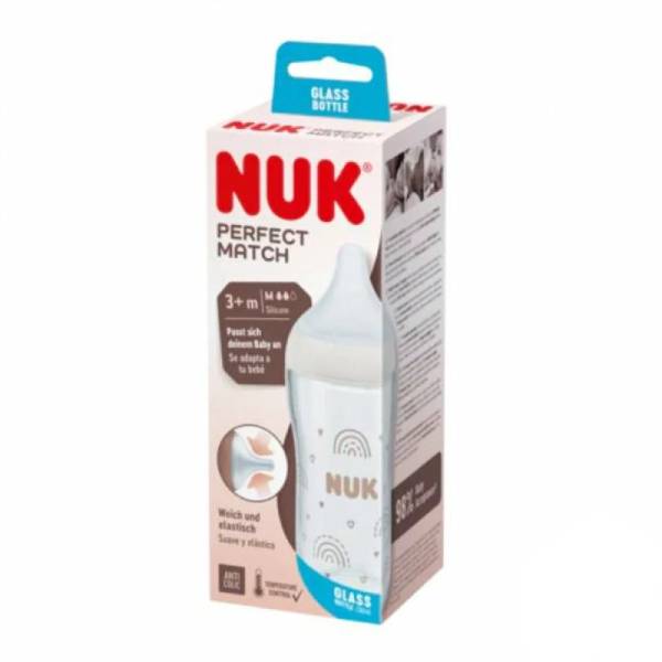 NUK PERFECT MATCH BIBERON VERRE M 230ML