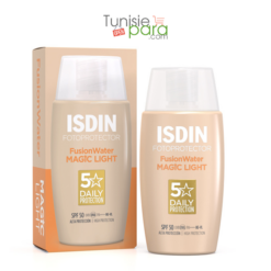 Isdin Fotoprotector fusion water color magic light spf50 fluide solaire teinté