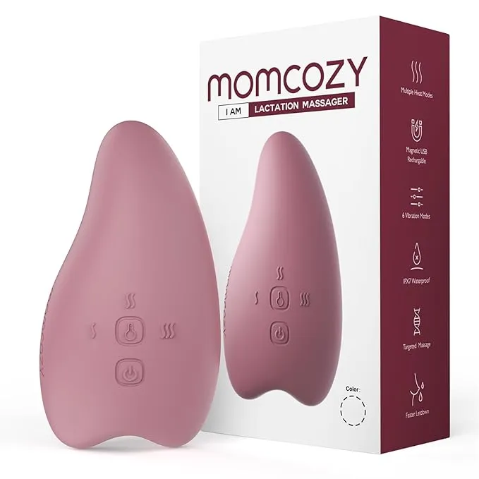 Momcozy – Masseur de lactation chauffant 2-en-1